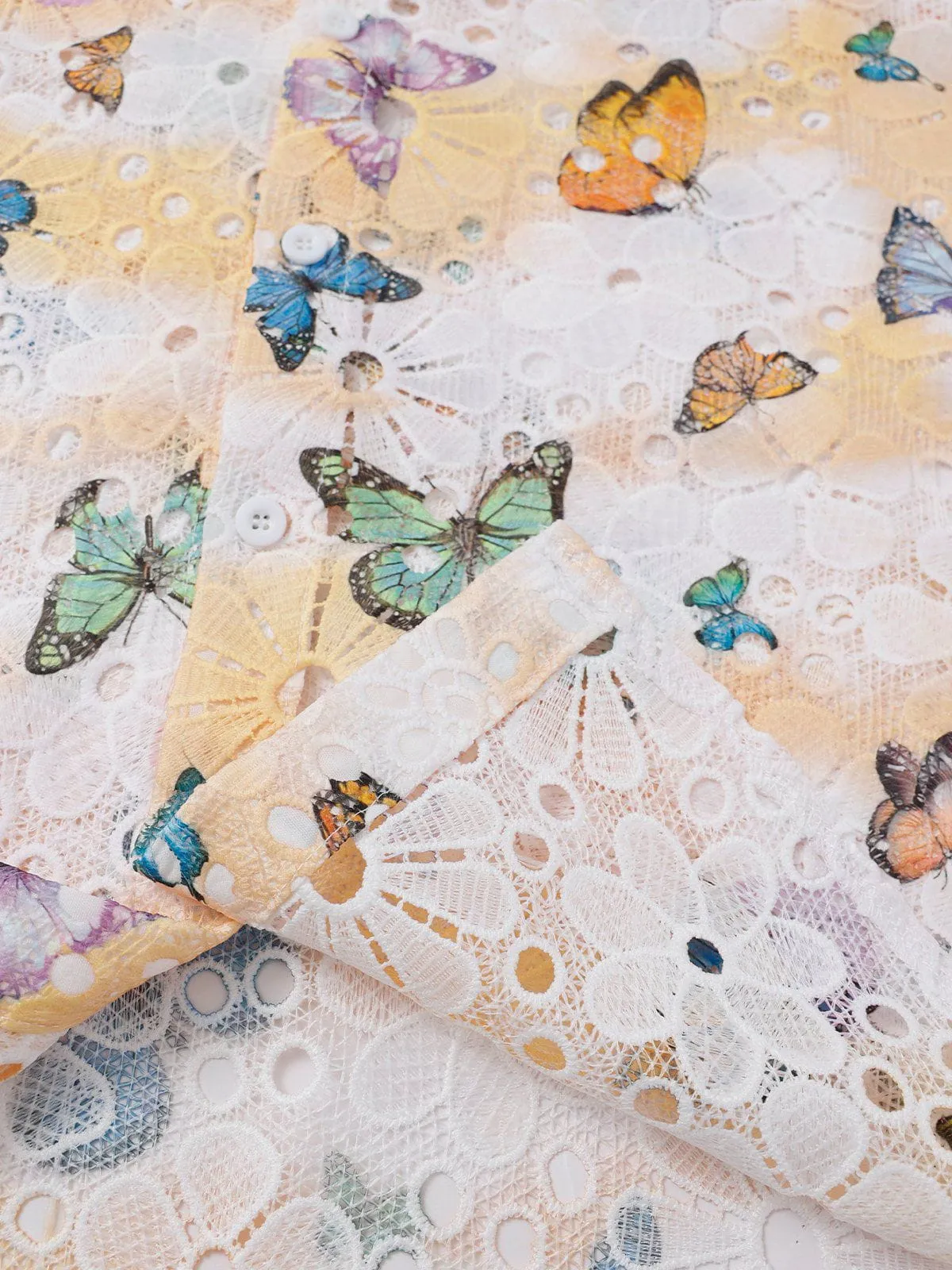 Aelfric Eden Cut-Out Butterfly Short Sleeve Shirt