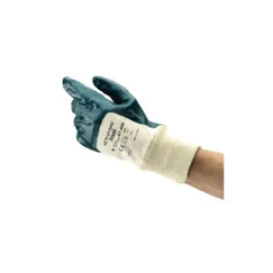 Ansell ActivArmr® Nitrile Coated Work Gloves With Interlock Cotton Liner And Knit Wrist