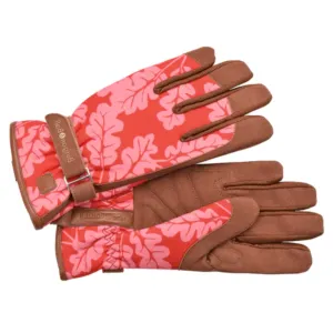 Burgon & Ball - Love The Glove OAK LEAF POPPY - Ladies Gardening Gloves