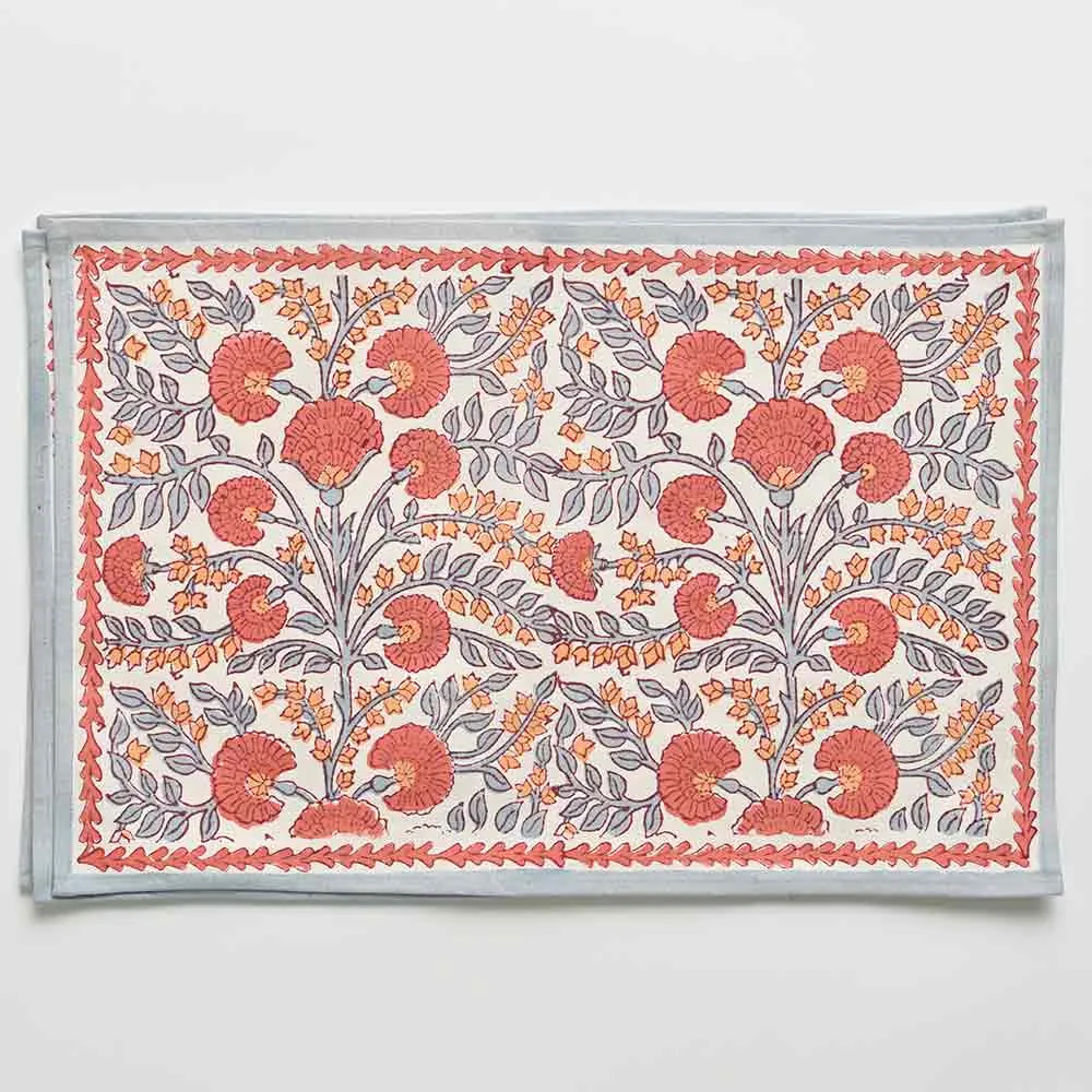 Cactus Flower Ivory Placemat | Set of 4