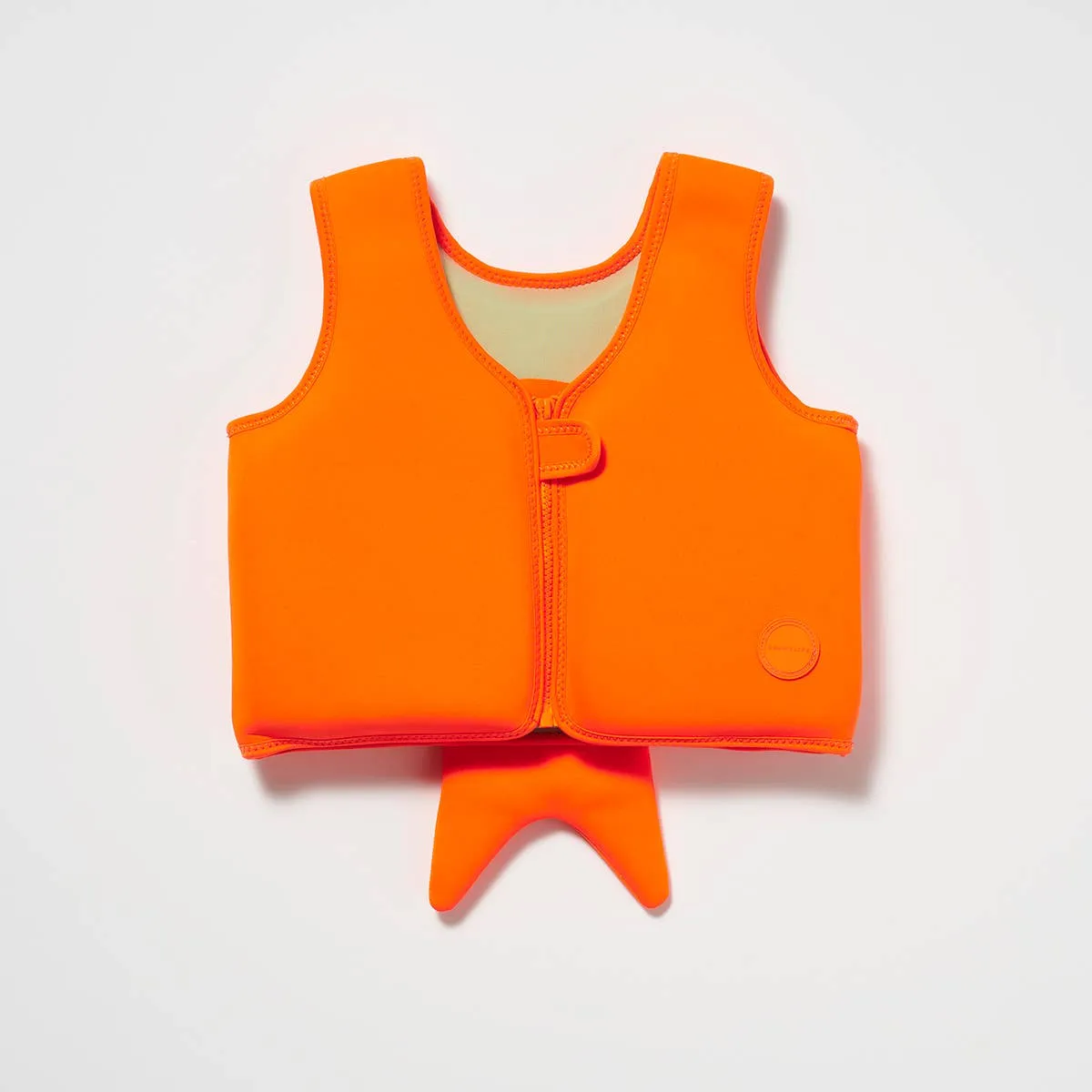 Swim Vest Sonny the Sea Creature Neon Orange