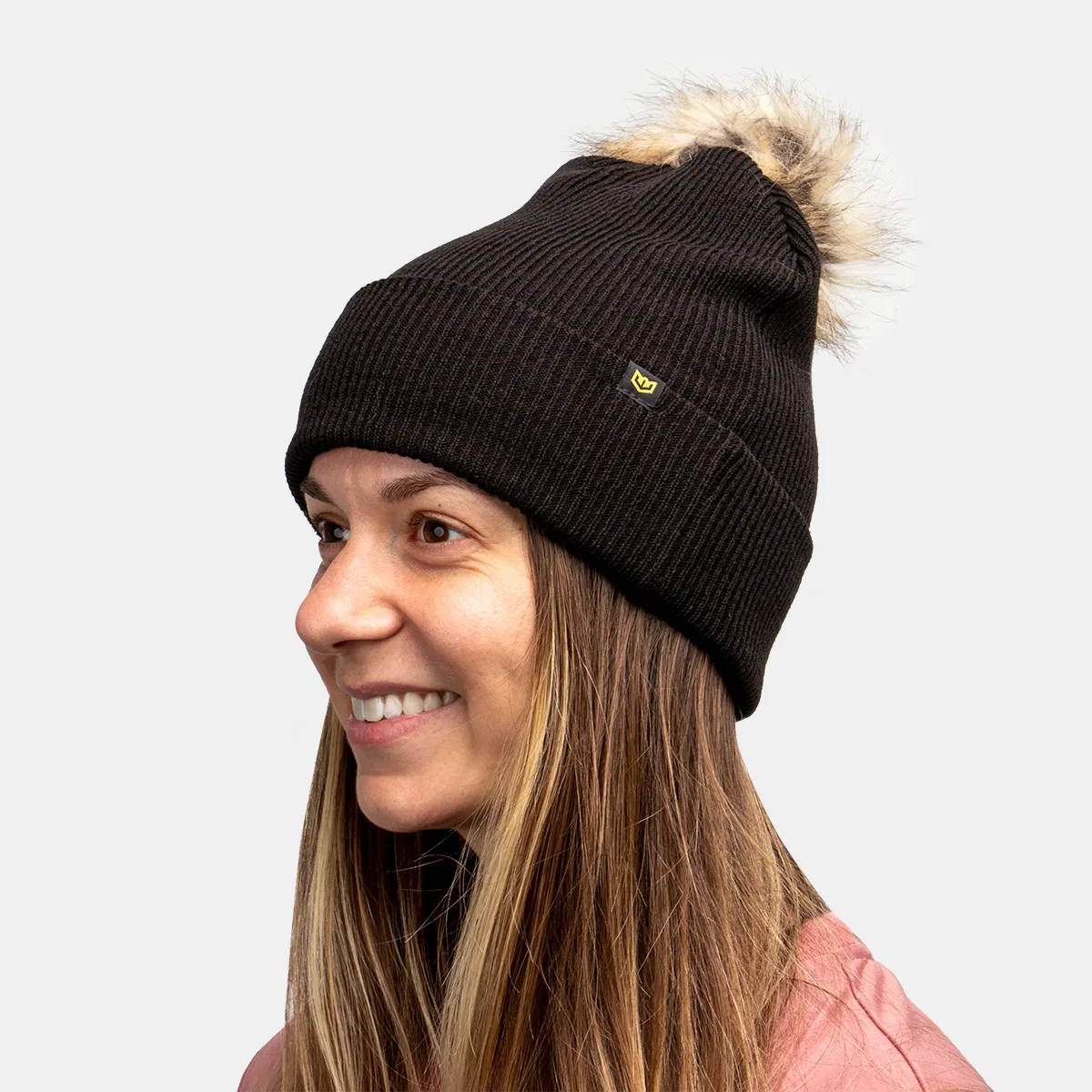 Womens Pom-Pom Beanie
